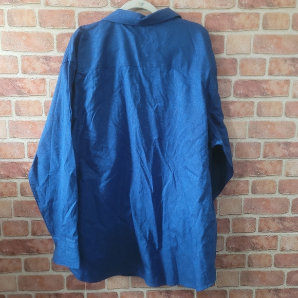 Robert Graham Tamden Paisley Navy Blue Black LS Shirt $198 3XT - Picture 6 of 9